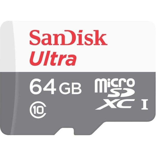 Sandisk 64 GB Ultra Micro SD Card With Adapter