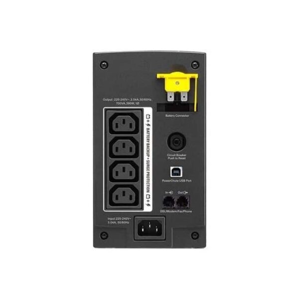 Apc Back-UPS 650VA, 230V, AVR, IEC Sockets - Black - Image 2