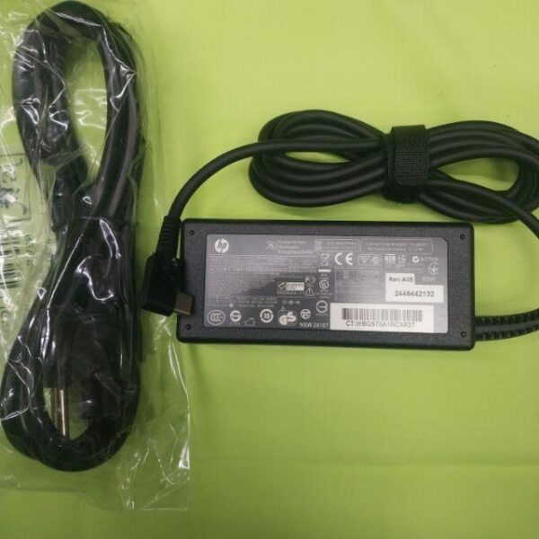 HP 20V 3.25A 65w Type-c Adapter Compatible with Elite x2 1013 G3 826502w Laptop Charger