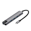 Type C Hub, 5 in 1 USB C 4K@32Hz HDMI Adapter with Ethernet Port, 100W Power Delivery PD Type C Charging Port, USB 3.0& 2.0 Ports Adapter Compatible for USB C Devices - Image 4