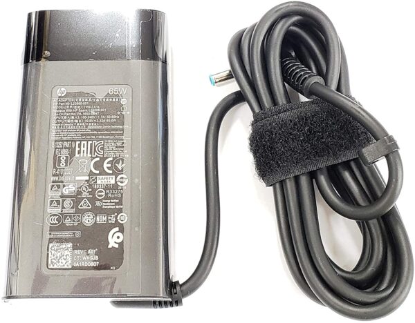 HP TPN-LA14 Slim Design For 65W Blue Tip Ac Adapter for Envy 13-AD105LA 13-AH0034CL TPN-AA04, L23960-001, L24008-001 Charger - Image 3