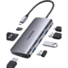 Type C Hub, 5 in 1 USB C 4K@32Hz HDMI Adapter with Ethernet Port, 100W Power Delivery PD Type C Charging Port, USB 3.0& 2.0 Ports Adapter Compatible for USB C Devices - Image 2