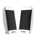 Desktop Speaker Stands for Medium Bookshelf Speakers & Mid-Size 3”-4” Studio Monitors | Supports 8 lbs | Damping Foam Padding