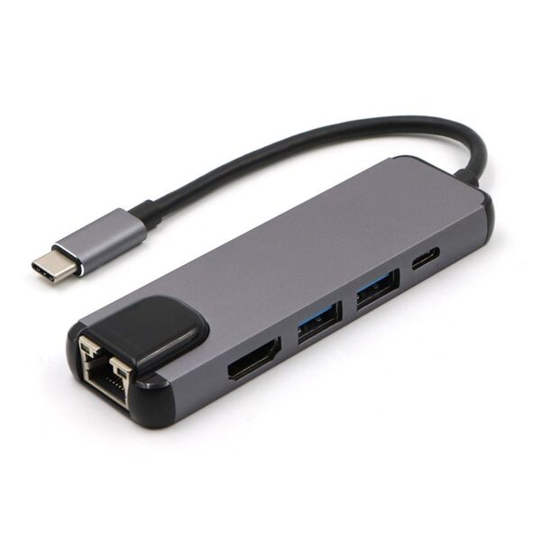 Type C to HDTV 5 in 1 USB Hub