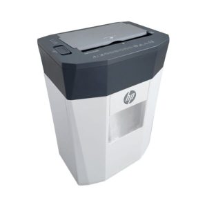 HP OneShred Auto 80CC – 2817 White/Grey Cross Cut Document and Card Shredder P4 – 8 Manual/80 Auto x A4 – 15L