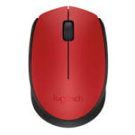 Logitech M171 Wireless Mouse 2.4 GHz 12-Months Battery Life Red