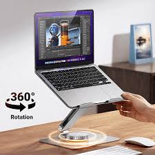 UGREEN Aluminium Swivel Laptop Stand – LP592 (UG-90849) – Silver - Image 3