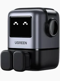 UGREEN Uno Robot 65W 3-Port GaN Fast Charger UK Grey