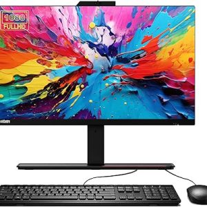 Lenovo ThinkCentre M90a All-in-One Business Computer, 23.8" FHD Display, Intel Core i5-10400 Processor, Webcam, Ethernet, SD Card Reader, USB-C, 6 USB Type-A, Windows 11 Pro (16GB RAM | 512GB SSD)