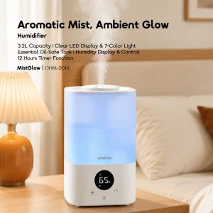 Oraimo MistGlow OHM-201A 3.2L Smart Humidifier with Led Display